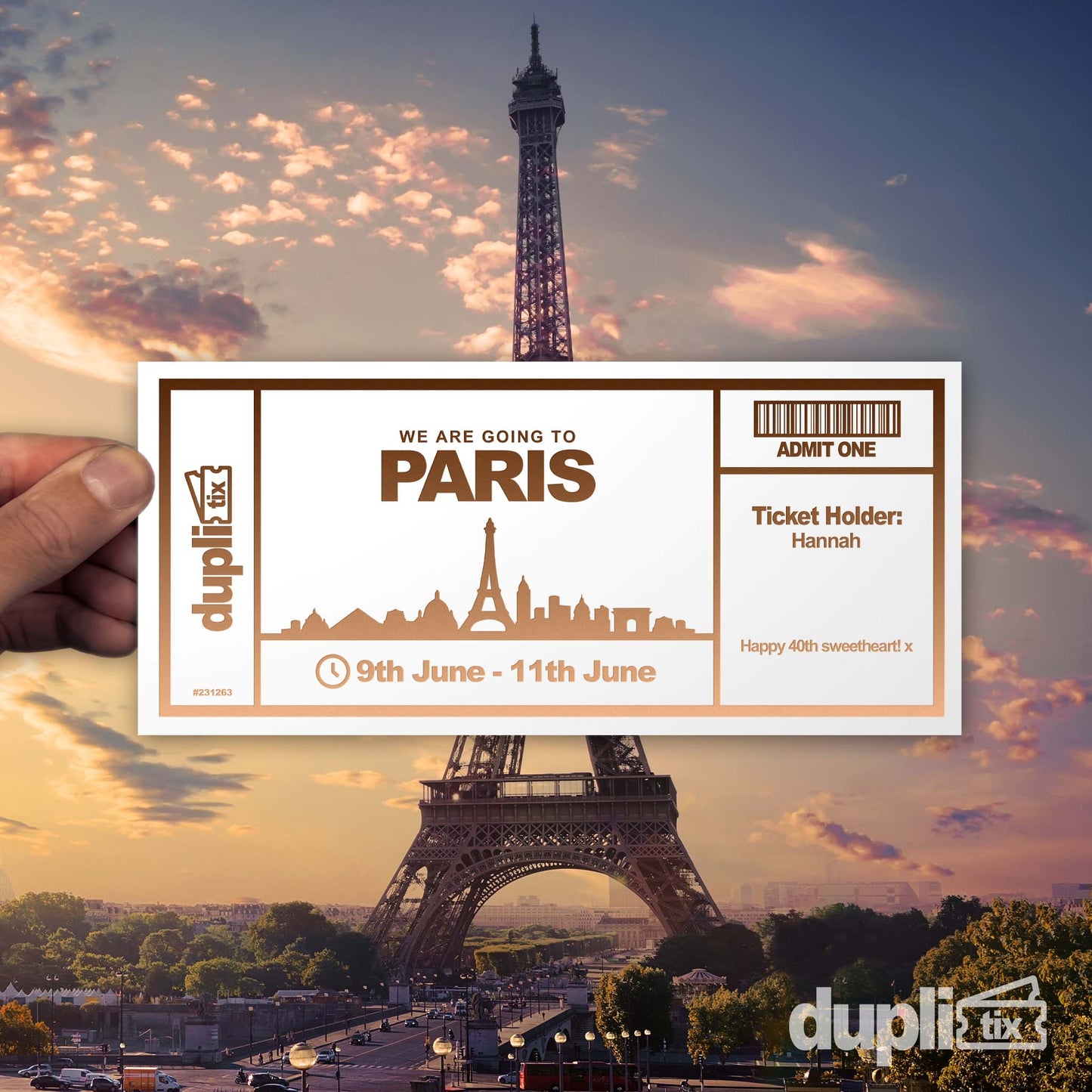 Paris - Gift Ticket