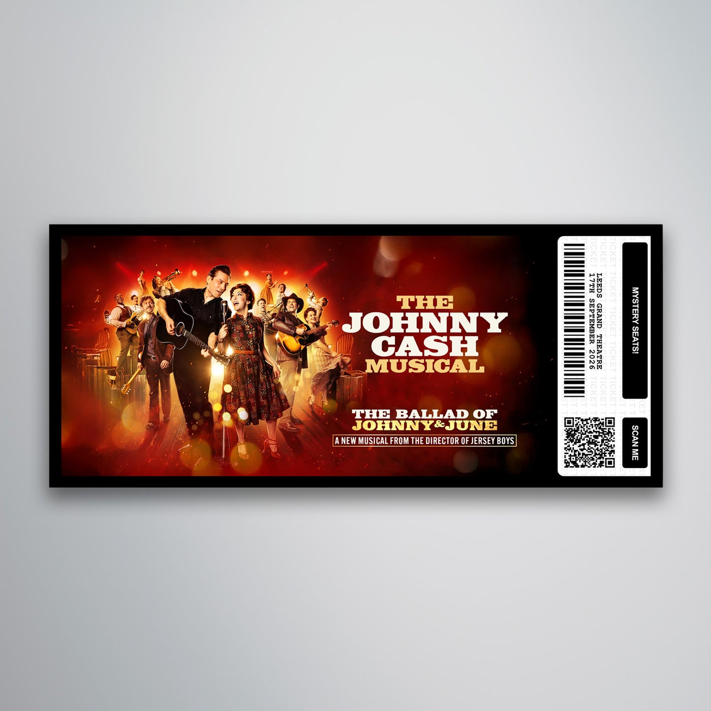The Ballad of Johnny and June (Johnny Cash) - Souvenir Gift Ticket
