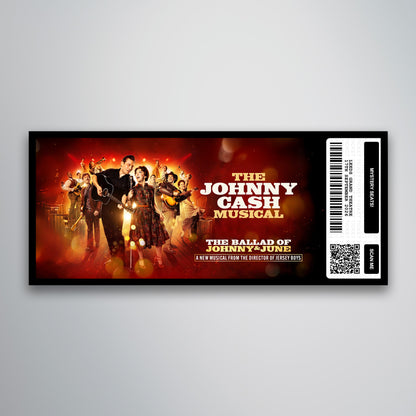 The Ballad of Johnny and June (Johnny Cash) - Souvenir Gift Ticket