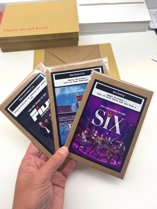 A6 Event Gift Ticket
