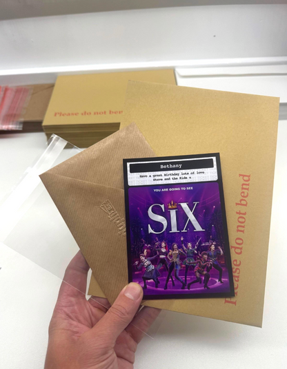 A6 Event Gift Ticket