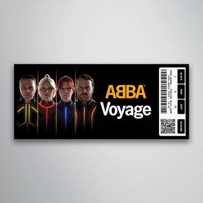 Abba Voyage - Souvenir Gift Ticket