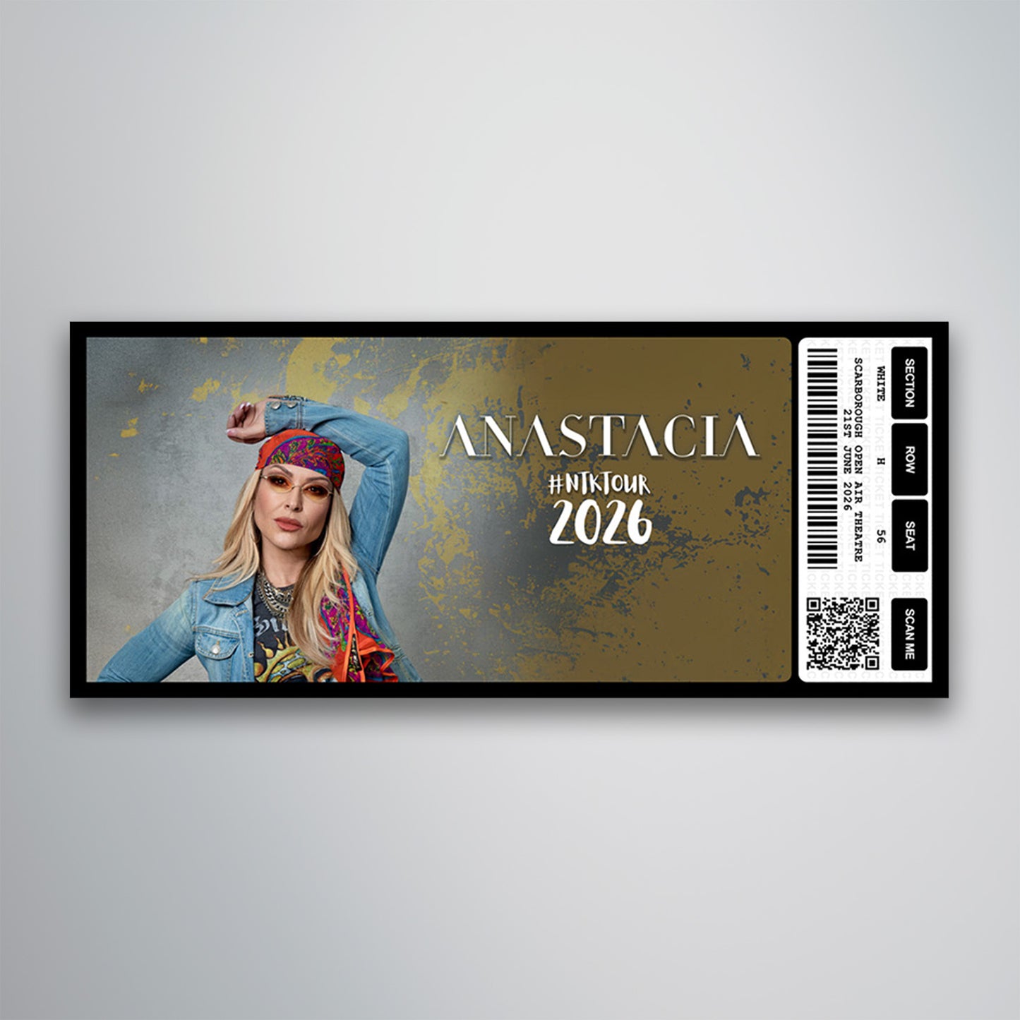 Anastacia - #NTK Tour - Souvenir Gift Ticket