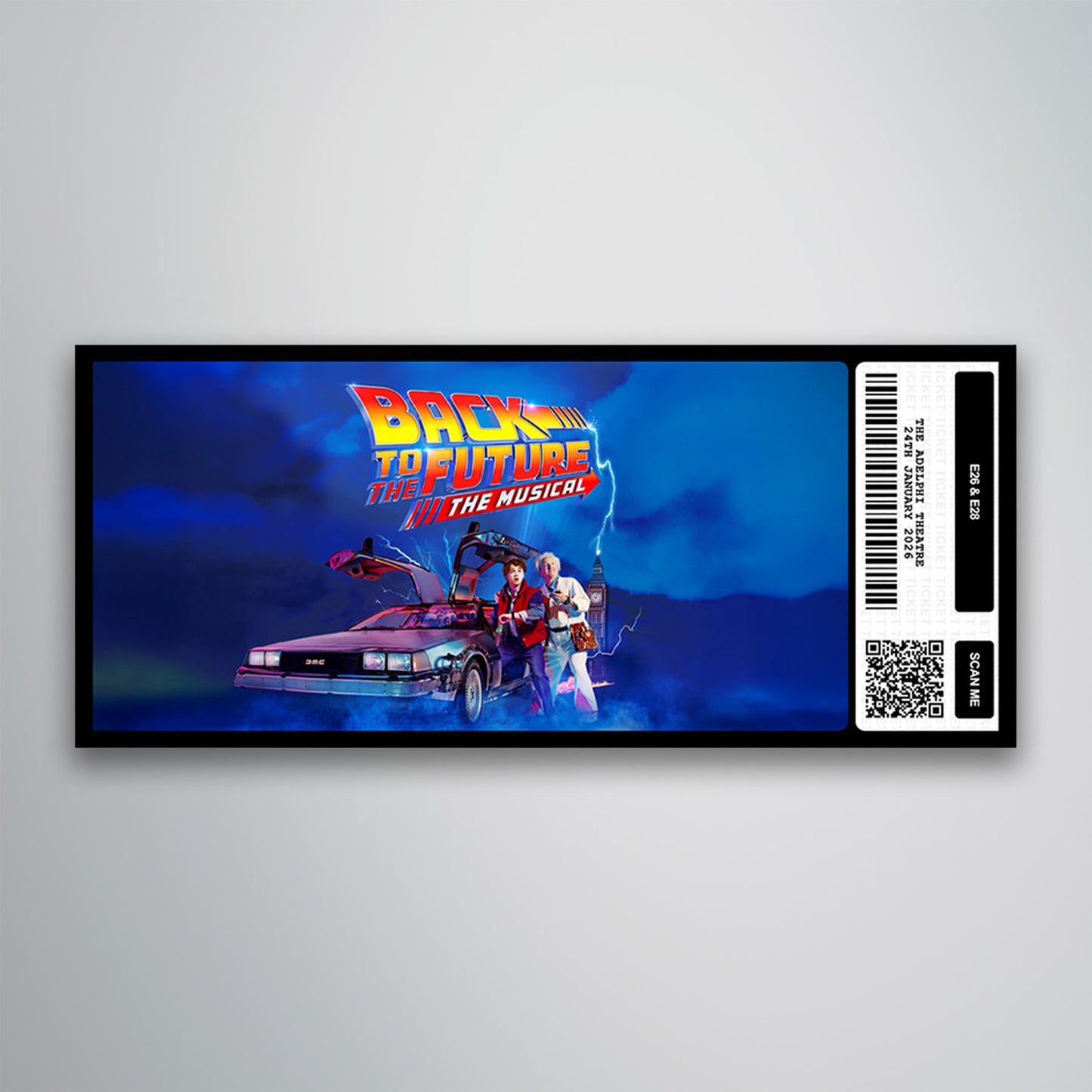 Back to the Future - Souvenir Gift Ticket