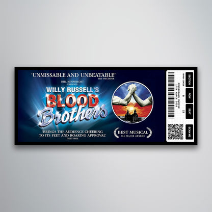 Blood Brothers - Souvenir Gift Ticket