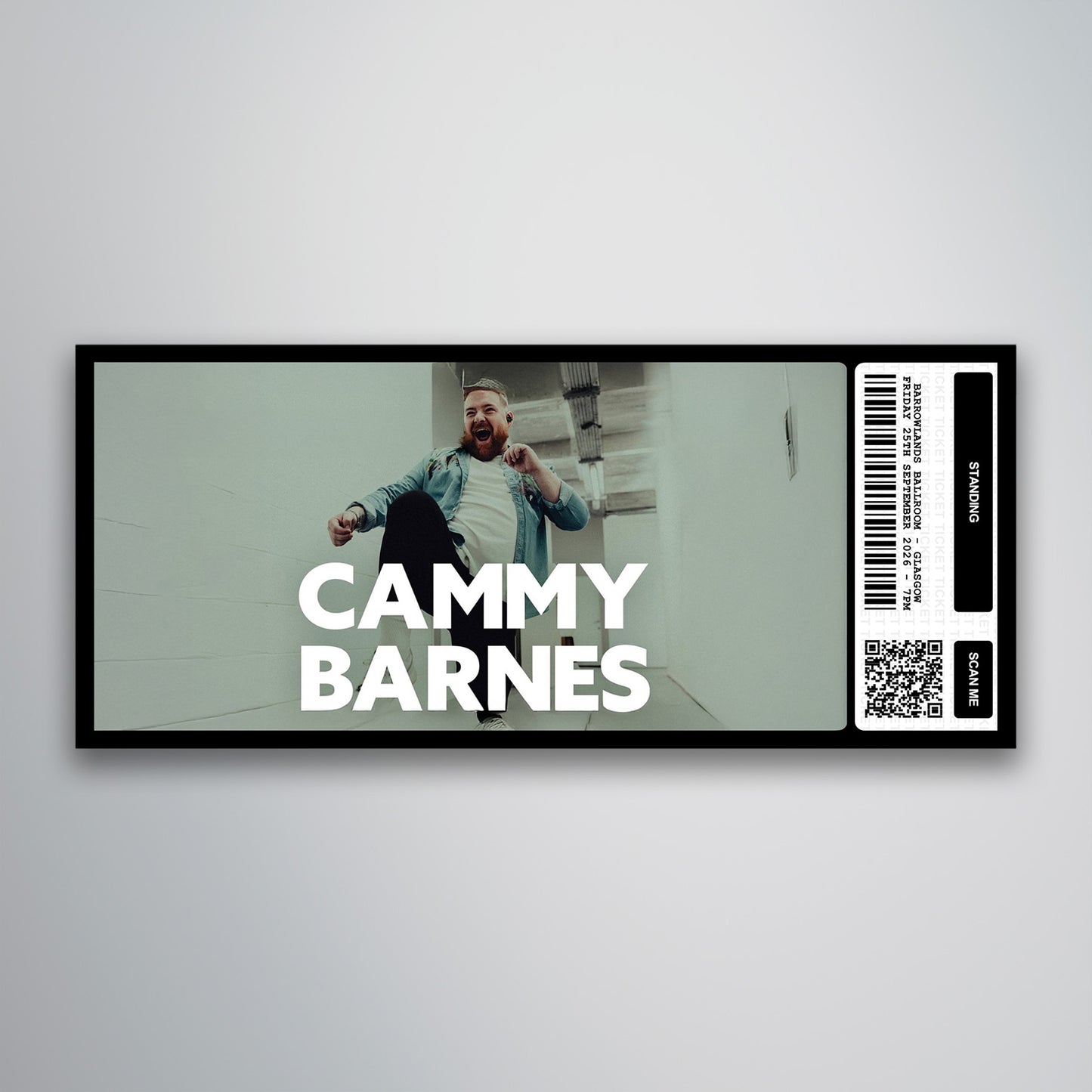 Cammy Barnes - Souvenir Gift Ticket