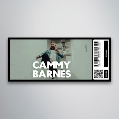 Cammy Barnes - Souvenir Gift Ticket