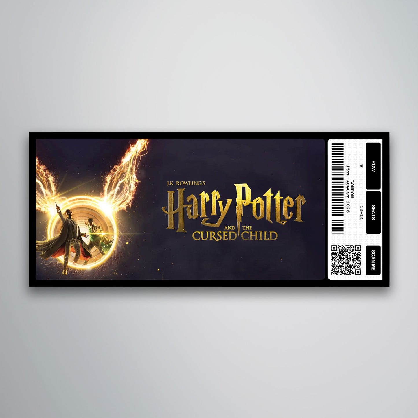 Harry Potter and the Cursed Child - Souvenir Gift Ticket