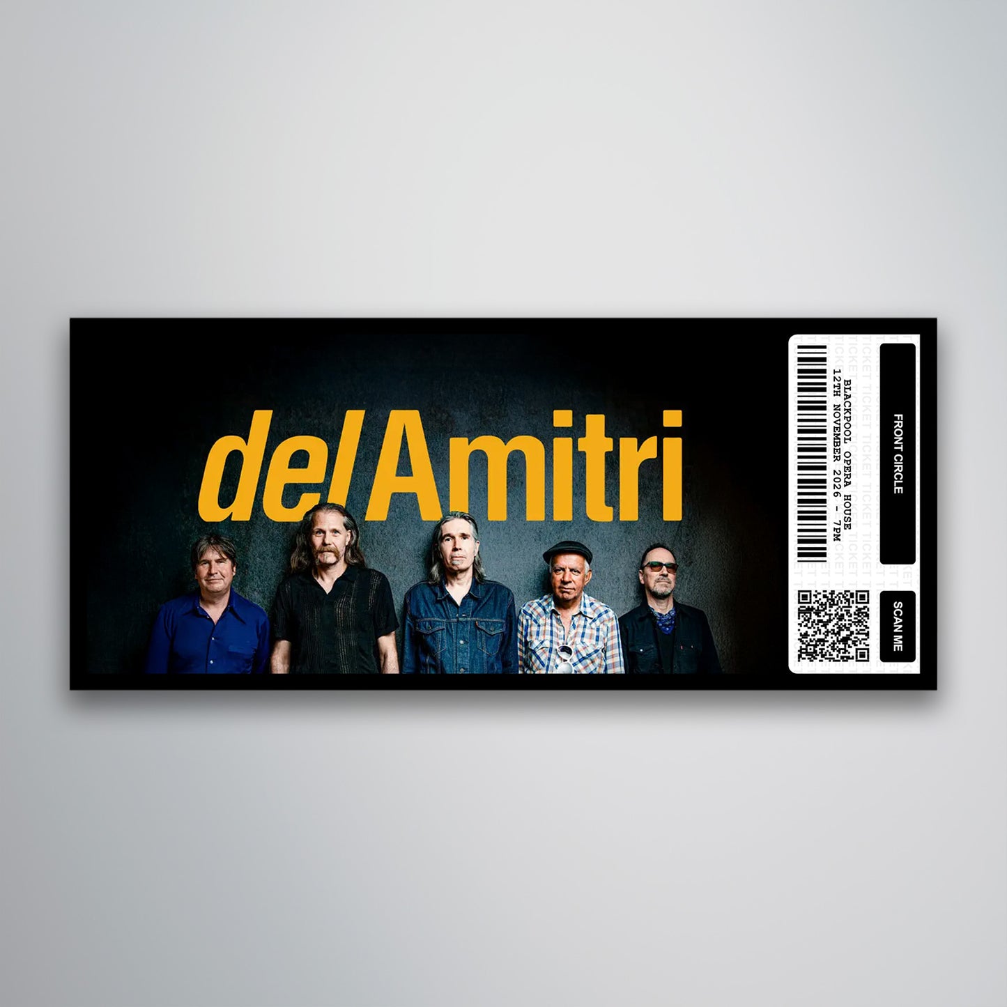 Del Amitri - Souvenir Gift Ticket