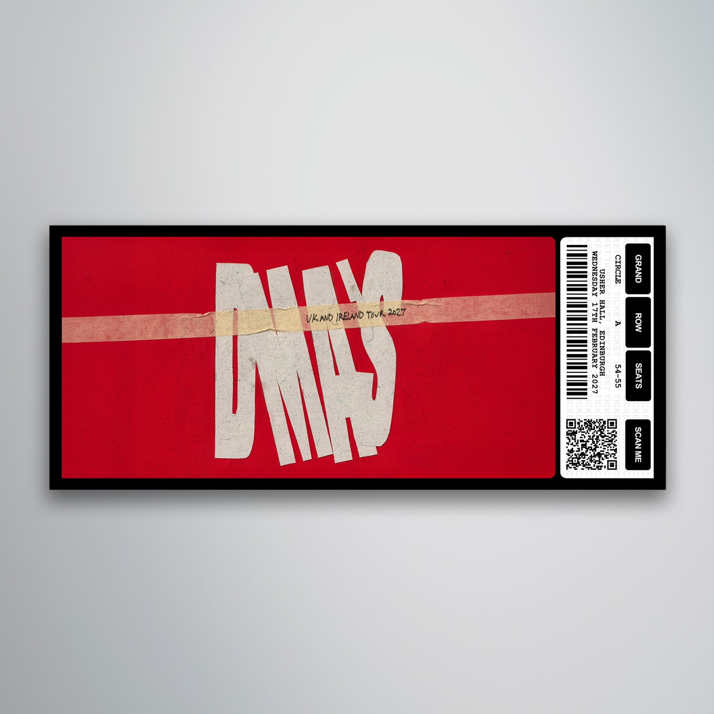DMA's - Souvenir Gift Ticket