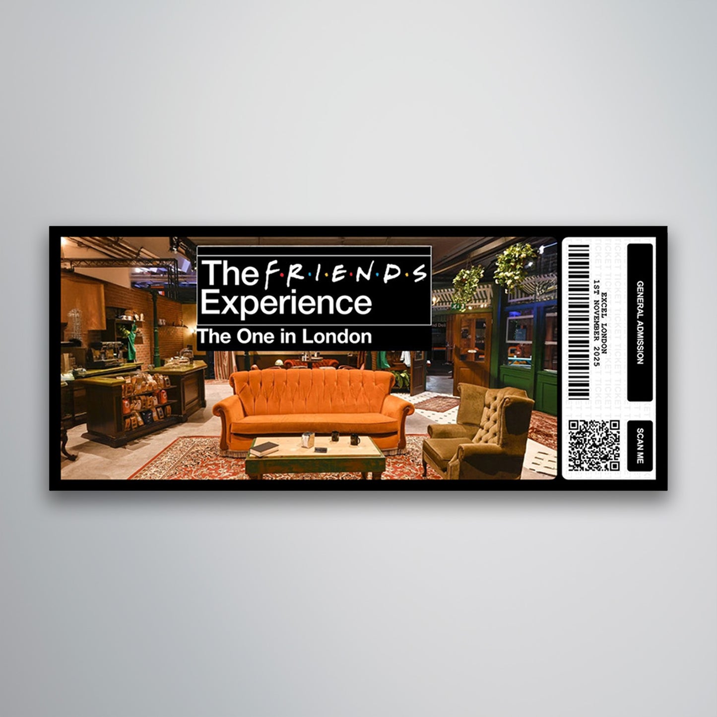 Friends Experience (The one in London) - Souvenir Gift Ticket