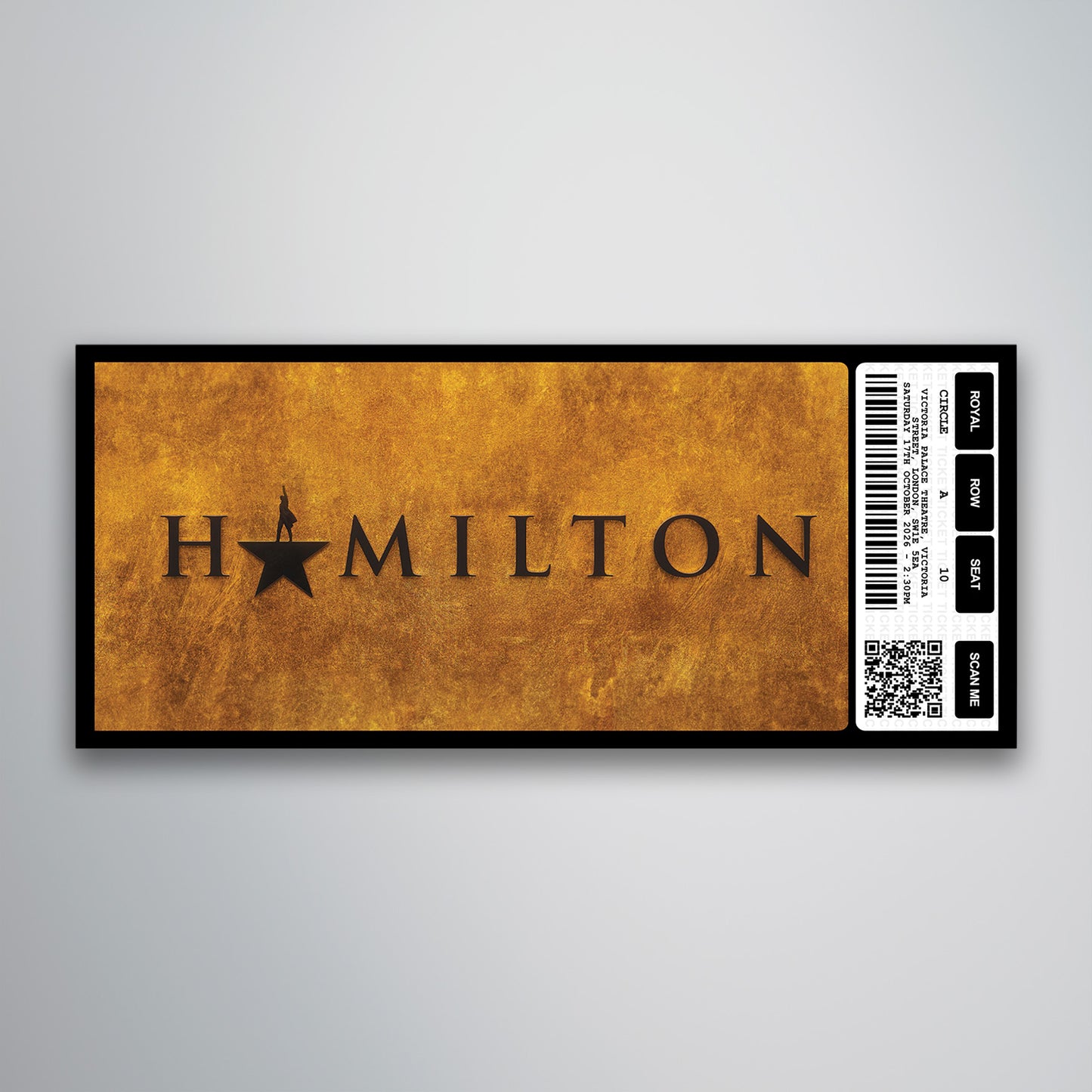 Hamilton - Souvenir Gift Ticket