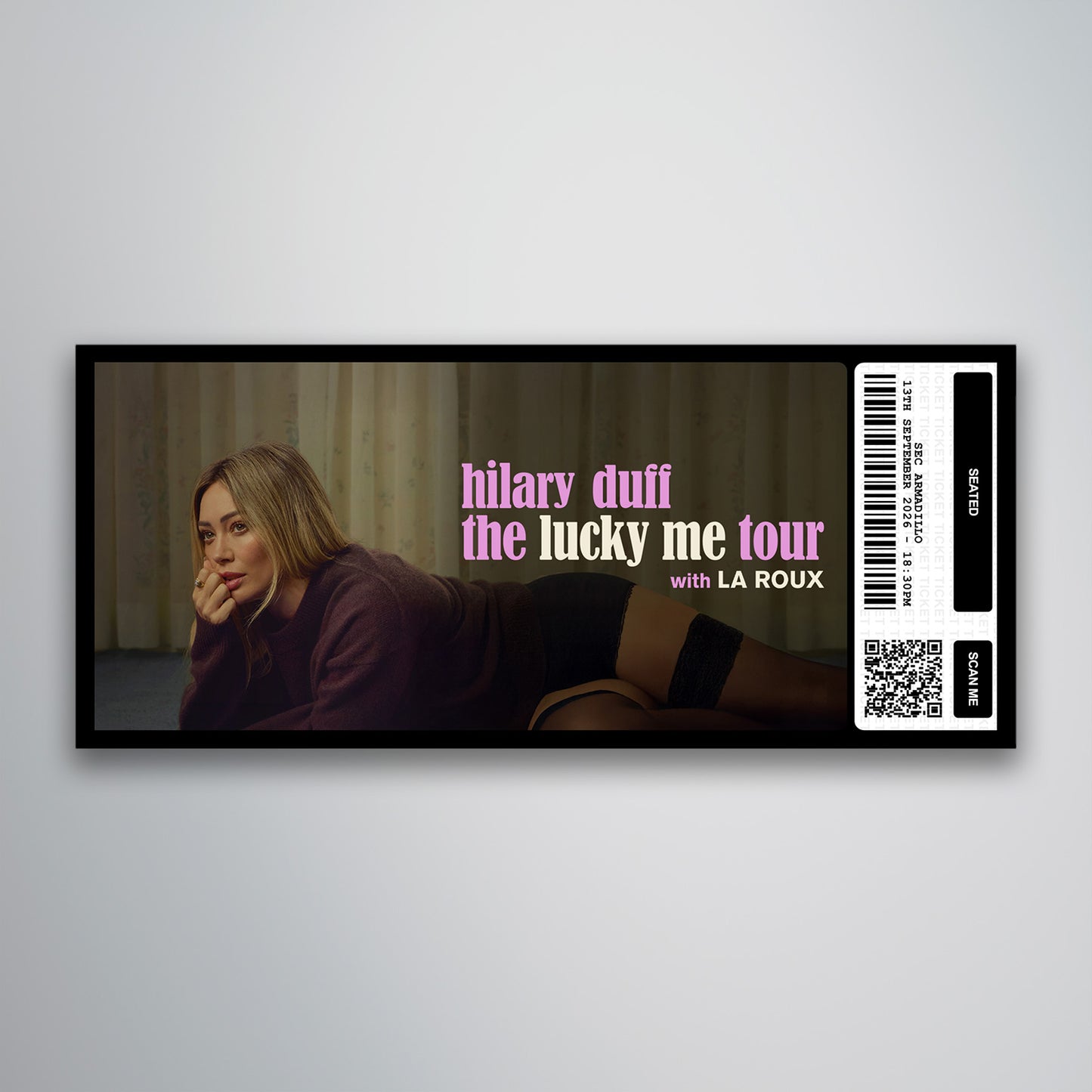 Hilary Duff - Souvenir Gift Ticket