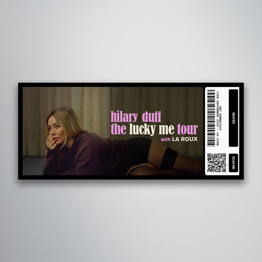 Hilary Duff - Souvenir Gift Ticket