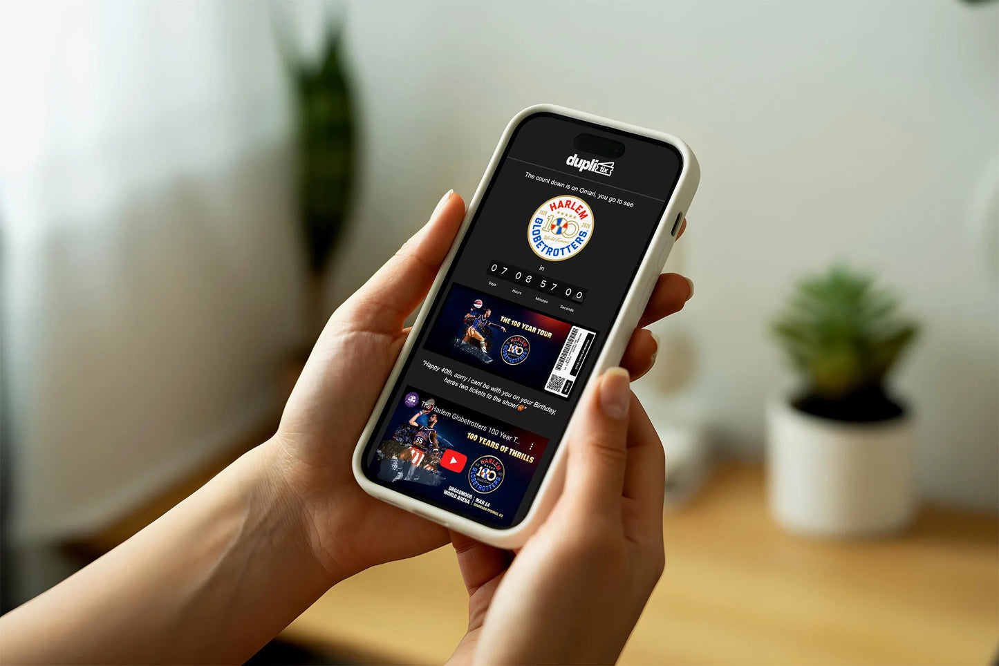 Event Reveal Webpage