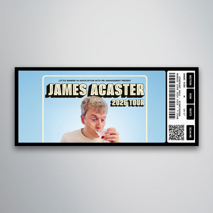 James Acaster - Souvenir Gift Ticket