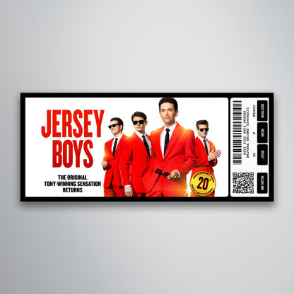 Jersey Boys - Souvenir Gift Ticket