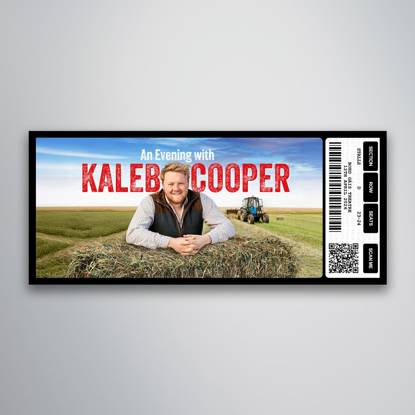 Kaleb Cooper (An Evening With) - Souvenir Gift Ticket