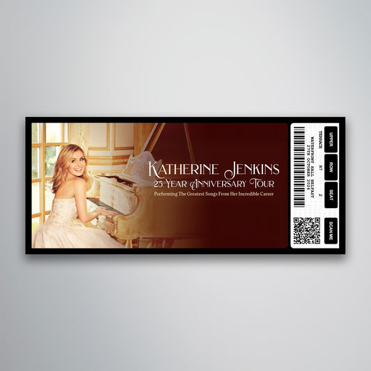 Katherine Jenkins - 25 Year Anniversary Tour - Souvenir Gift Ticket