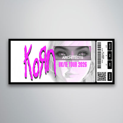 Korn - Souvenir Gift Ticket