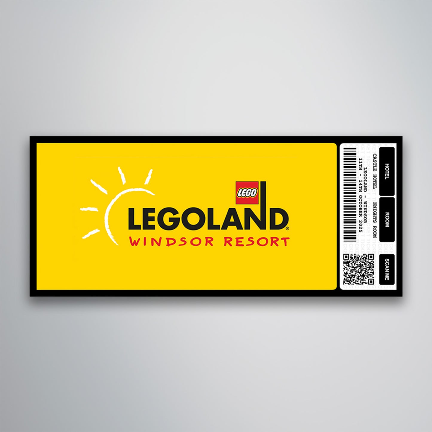 Legoland Windsor - Souvenir Gift Ticket