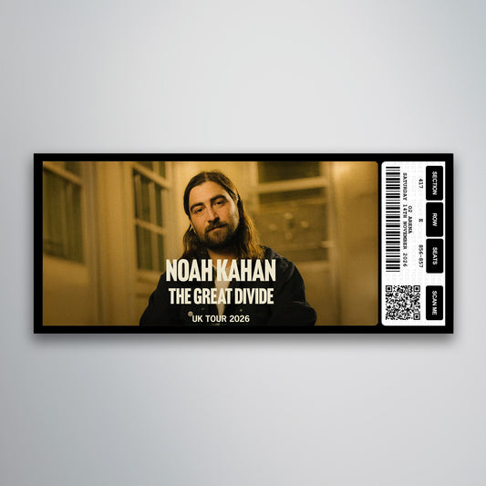 Noah Kahan - The Great Divide Tour - Souvenir Gift Ticket