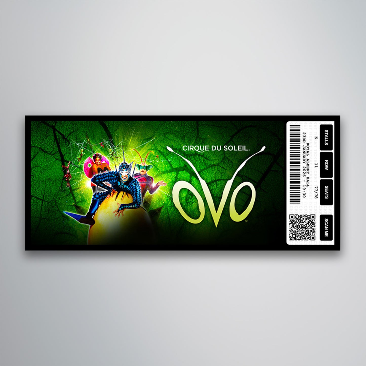 Ovo (Cirque du Soleil) - Souvenir Gift Ticket