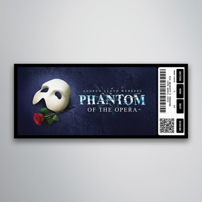 Phantom of the Opera - Souvenir Gift Ticket