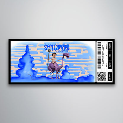 Sam Campbell - Kid Giblet - Souvenir Gift Ticket