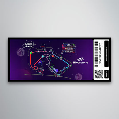 Silverstone Lap Lights - Souvenir Gift Ticket