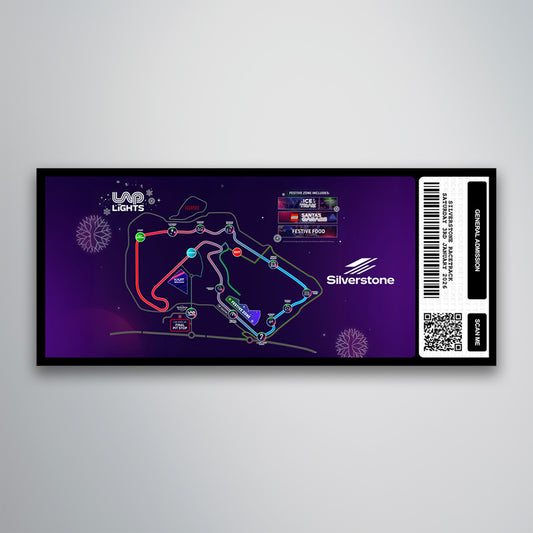 Silverstone Lap Lights - Souvenir Gift Ticket