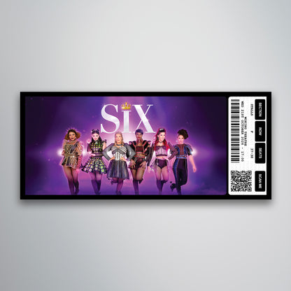 Six - Souvenir Gift Ticket