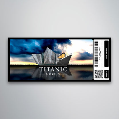 Titanic Museum -Souvenir Ticket