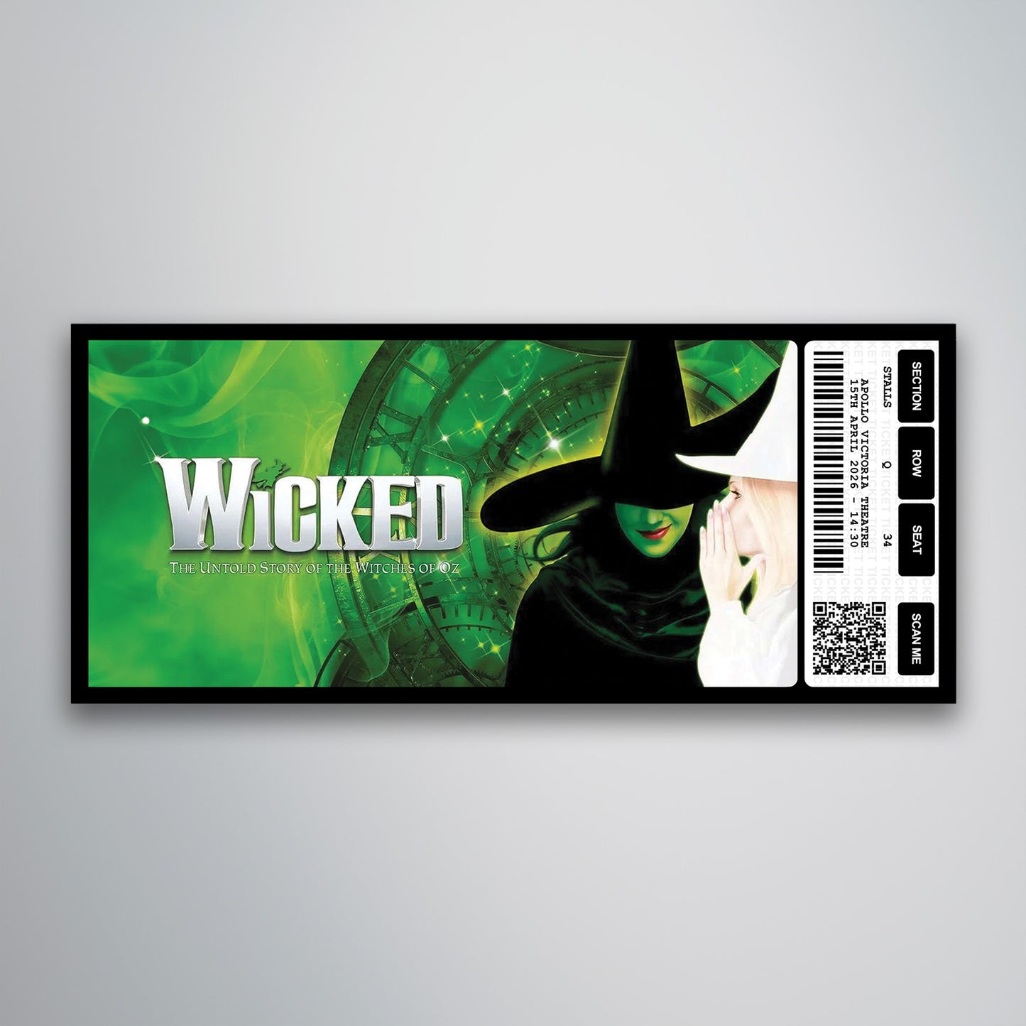 Wicked - Souvenir Gift Ticket
