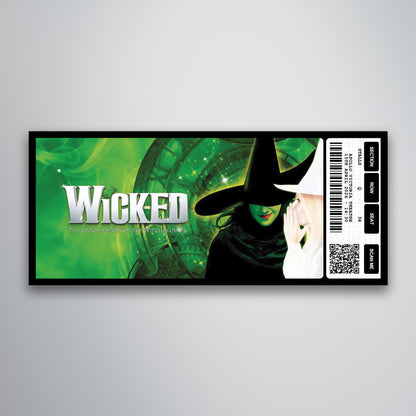 Wicked - Souvenir Gift Ticket